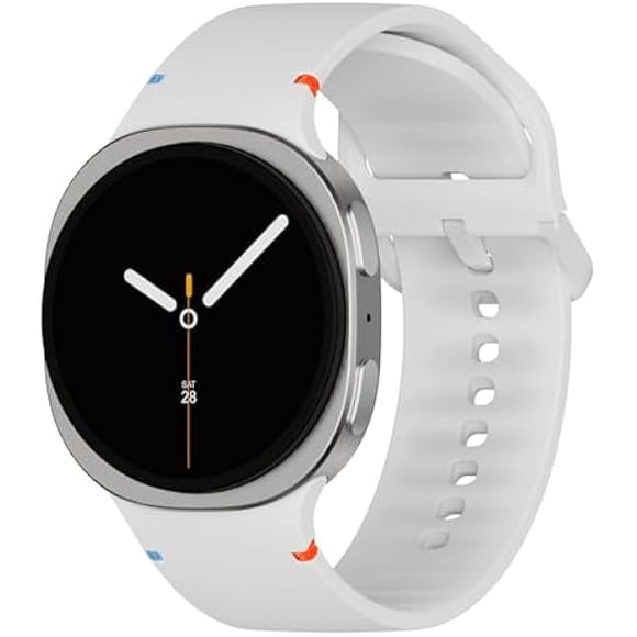 xixishop Sport Bands Compatible for Samsung Galaxy Watch 8/8 Classic Band,No Gap One Click Soft Silicone Replacement Strap for Galaxy Watch 8 40 44mm/8 Classic 46mm Men Women-6 Packs