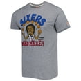thumbnail image 2 of Men's Homage Tyrese Maxey Gray Philadelphia 76ers Caricature Tri-Blend T-Shirt, 2 of 3