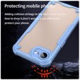 thumbnail image 4 of Havilah For iPhone 16e Armor Glaze PC Hybrid TPU Phone Case For iPhone 16e Case Cover(Blue), 4 of 5