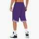 thumbnail image 3 of WILLBEST Pantalones Cortos de Baloncesto Largos para Hombre con Bolsillo con Cremallera, Malla de 11 Pulgadas, para Deportes, Baloncesto, Cancha, Fitness, Gimnasio, 3 of 3