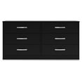 thumbnail image 3 of Signature Design by Ashley Casual Finch 6 Drawer Dresser, Black, 3 of 7
