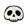 thumbnail image 2 of Beautynvta Cute Skull Shaped Doormat, Soft Plush Entryway Rug, Non-Slip Absorbent Door Rug for Indoor Outdoor Bathroom Porch Decor, 2 of 7