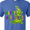 thumbnail image 4 of Inktastic Happy Mardi Gras Big and Little Alligators with Beads T-Shirt, 4 of 5