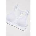 thumbnail image 4 of Women's Maidenform Girl H4323 Seamfree Molded Mesh Back Sports Bra (White S), 4 of 5