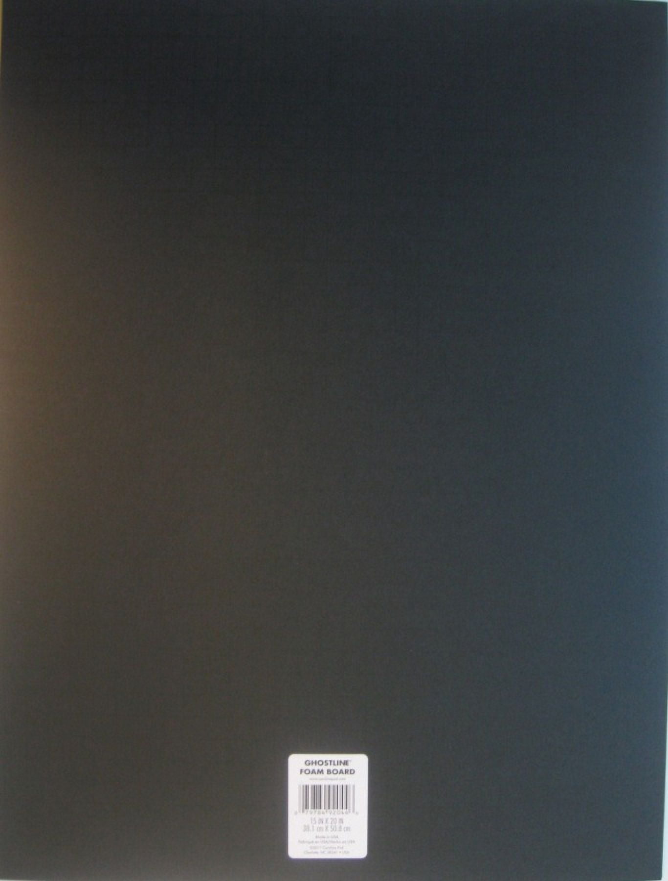 Ghostline Foam 15"x20" Black Poster Board Paper