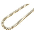 thumbnail image 2 of Two-Row 24.30 CT Diamond Tennis Chain Necklace Gold   6MM  20"-White-gold, 2 of 6