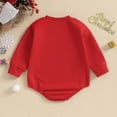 thumbnail image 4 of Okbabeha Chirstmas Baby Girl Boy Clothes Outfits 0 3 6 9 12 18 24Months Newborn Long Sleeve Bubble Romper Sweatshirt Onesie, 4 of 7