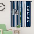 thumbnail image 2 of Dallas City Football Team Blackout Curtain Panels, 72"Wx84"L, 2 Panels for Bedroom & Living Room, 2 of 5