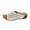 White, variant on Censtreet Womens Flat Sandals Dressy Summer Slip On Resort Womens Sandals Beach Sandals Open Toe Slides