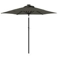 thumbnail image 2 of vidaXL Garden Parasol with Steel Pole Umbrella Sunshade Outdoor Patio Beach, 2 of 18