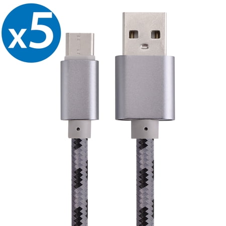 5x 3FT USB Type C Cable Fast Charging Cable USB-C Type-C 3.1 Data Sync Charger Cable Cord For Samsung Galaxy S9 S9+ Galaxy S8 S8 Plus Nexus 5X 6P OnePlus 2 3 LG G5 G6 V20 HTC M10 Google Pixel XL price history on PriceWatchPro