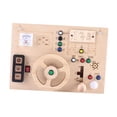 thumbnail image 2 of Tablero de actividades LED, tablero sensorial de madera LED, tablero de actividades con interruptor de luces, para niños pequeños de 1 a 3 años, 2 of 9