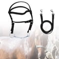 thumbnail image 1 of Crafted Nylon Adjustable Horse Bridle Rein, Stylish Equestrian Headstall for Riding Control with Comfort Compatible with Various Tack Designed for Most Sized Horses, 1 of 7