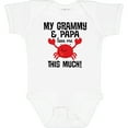 thumbnail image 3 of Inktastic Grammy and Papa Love Me Boys or Girls Baby Bodysuit, 3 of 5
