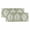 Green, variant on Valances for Windows, Baroque Black Kitchen Curtains Valances 2 Pack for Living Room Bedroom Bathroom, Vintage Damask Classic Floral Light Filtering Curtains Rod Pocket Valance 42"x12"