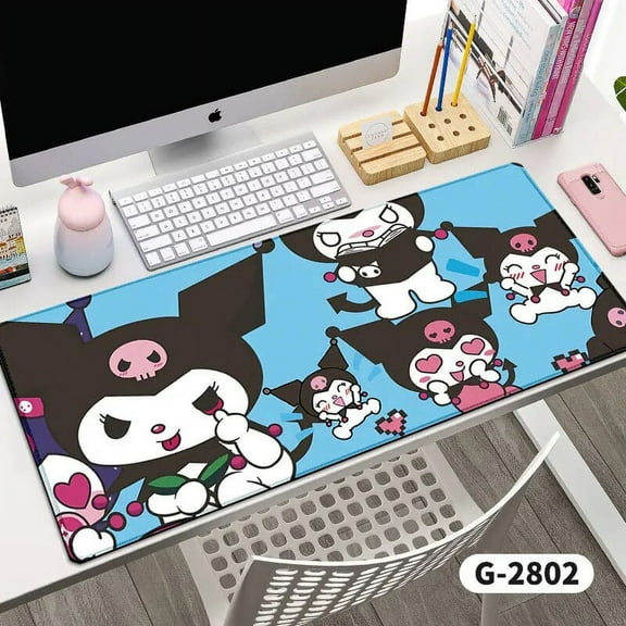 Kawaii Sanrio Mymelody Kuromi Mouse Pad Cartoon Cute Student Wrist Pad Non Slip Table Mat Office Computer Game Accessories Gifts