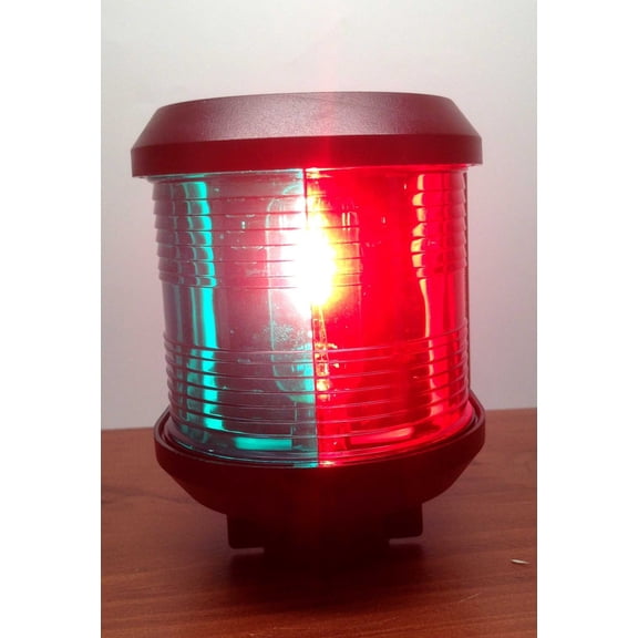 Pactrade Marine Large Marine Combination Red Green Bow Navigation Light Waterproof 2 NM