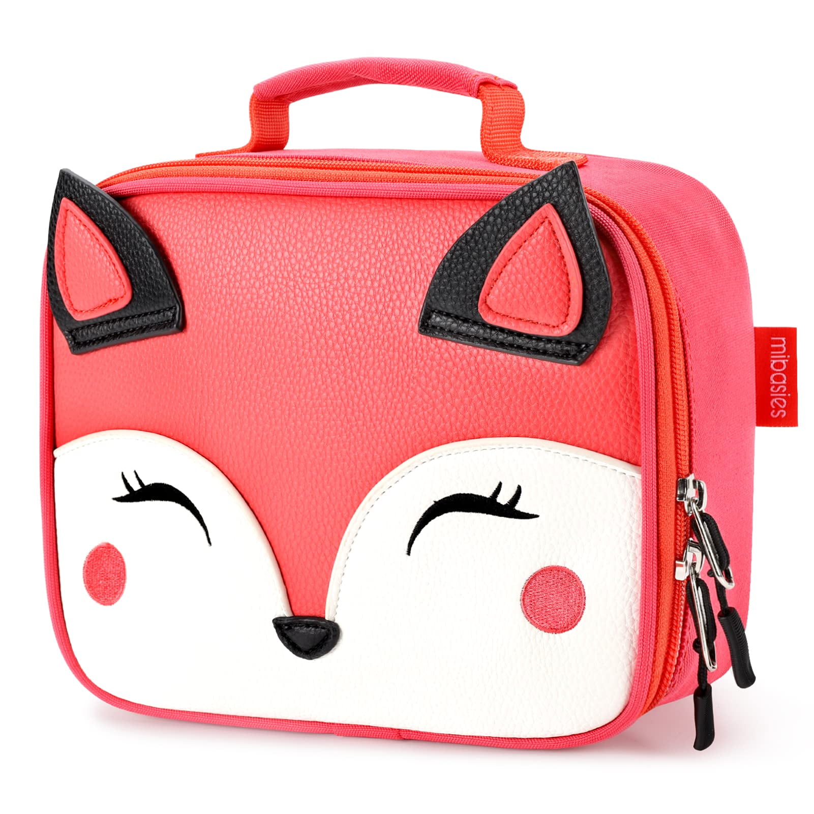 mibasies Kids Lunch Bag for Girls Toddler Insulated Lunch Box for School  Travel, Flower Cat