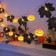 thumbnail image 1 of 1 guirnalda de luces LED de simulación de hojas de arce oscuras para Halloween, iluminación decorativa para exteriores, 600 x 4,5 x 4,5 cm Yulucky, 1 of 6