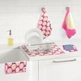 thumbnail image 4 of RITZ Lemon & Speckle Microfiber Dish Cloth Set, 6-Piece, Retro Citron Grove & Navy Dash Pattern, 12" x 12", 80% Recycled, 4 of 6