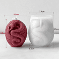 thumbnail image 2 of JDH silicone Cylindrical Snake Shaped Aromatherapy Candle Silicone Mold Halloween Resin Candle Mold for Decorating Homes, 2 of 7