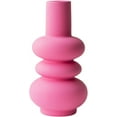 thumbnail image 4 of ABCISI Hot Pink Ceramic Vase, Colorful Ceramic Vase, Modern Dried Flower Vases, Pink Round Vase for Centerpieces Wedding Dinner Table Party Office, Housewarming Gift (3 Layers Pink), 4 of 18