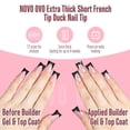 thumbnail image 2 of Nail Tips NOVO OVO Halloween Black French Tip Duck x240, 2 of 7