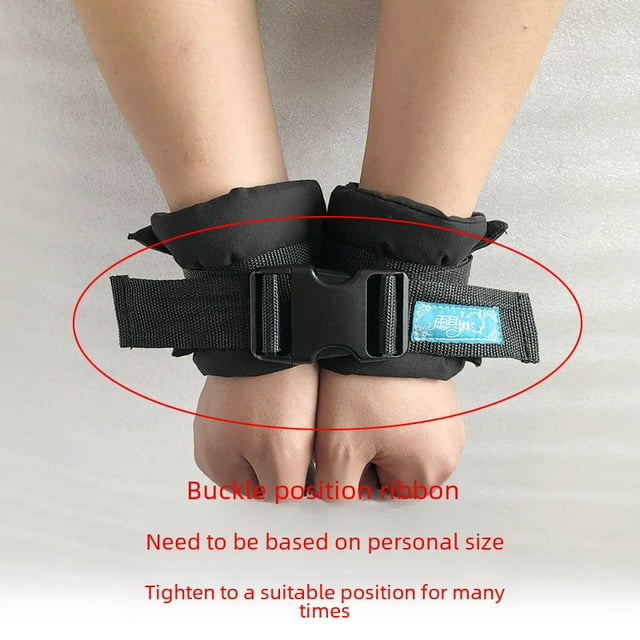 SecureFit Bande de Contention - Sangle de Poignet et Cheville Réglables pour Maison, Soins de Santé et Usage Médical - Design Durable et Facile à Appliquer avec Sécurité Améliorée - Taille Unique, Livraison en une Seule Pièce