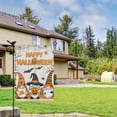 thumbnail image 2 of Trick or Treat Halloween House Flag 28x40 Inch Burlap Double Sided Pumpkin Striped Outdoor Halloween Decorations Holiday Large Garden Flag for Outside 14-28, 2 of 5