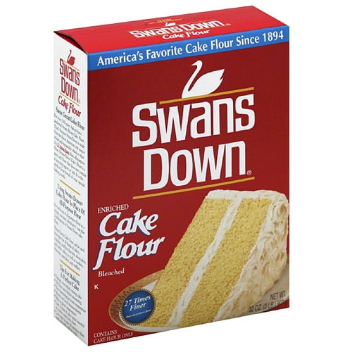 Swans Down Enriched Cake Flour, 32 oz, (Pack of 8 Swans Down Enriched Cake Flour, 32 oz, (Pack of 8