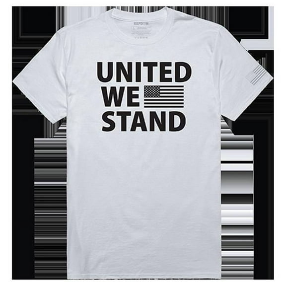 United We Stand Tactical Graphic T-shirt, White - Small