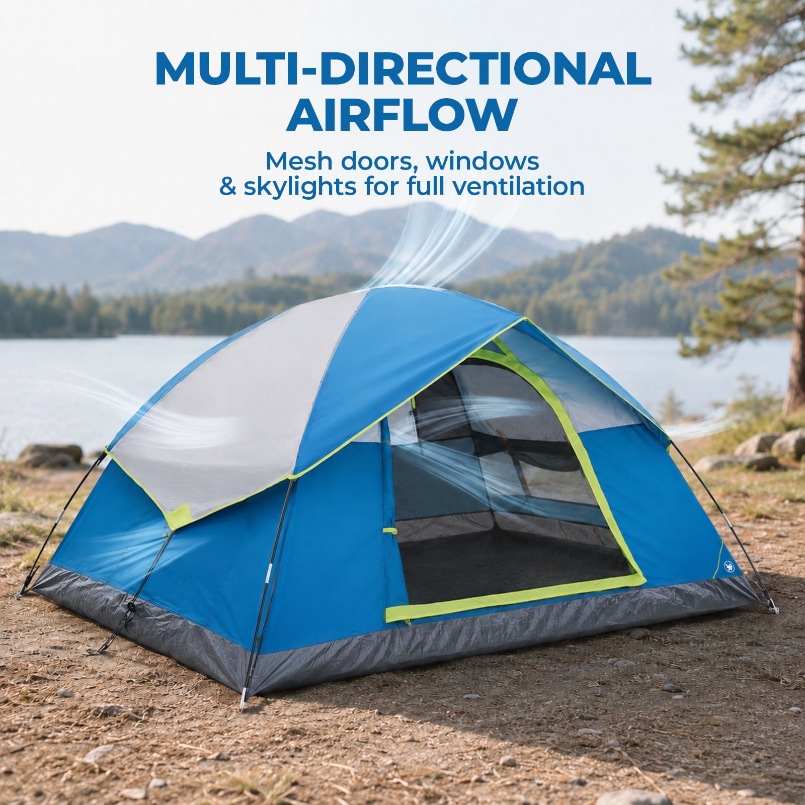Alvantor Camping Tent for 2 Person, Waterproof Dome Tent,Spacious, Lightweight Portable Backpacking Tent for Outdoor Camping/Hiking