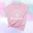 thumbnail image 6 of Penkiiy Happy Hanukkah Shirt Women Chrismukkah Shirt Cat Candle Shirt Love and Light T-Shirt Festival Short Sleeve Tops Pink, 6 of 7