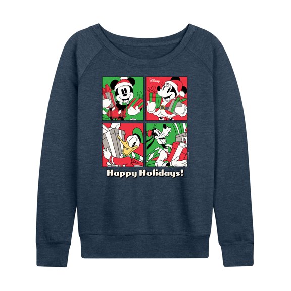 Disney - Holidays - Women's Lightweight French Terry Long Sleeve Shirt