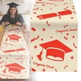 thumbnail image 1 of Graduation Decorations Congrats Grad Table Runner Class of 2026 Graduate College High School Home Kitchen Dining Room Table Decor Ornament, 1 of 9