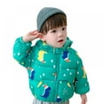 thumbnail image 2 of Baby Boy Winter Jacket Down Cotton Windproof Warm Winter Coats With Cute Dinosaur Printed, 2 of 3