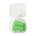 thumbnail image 2 of YWIYIUD 2 Pairs Green Soft Sponge Earplugs Practical Noise Reduction Earplug with Portable Box for Noise Reduction and Sound Insulation Sleep Suitable for Factory Sleeping and Studying, 2 of 8