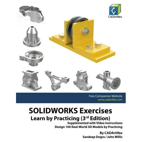 SOLIDWORKS Exercises - Learn by Practicing (3rd Edition), (Paperback)