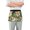 Cute Bear Face and Leaf, variant on Cute Sheep Sit Server Apron with 3 Pockets Waterproof Waitress Waist Short Apron for Man Woman 12 Inches