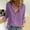 Purple, variant on Women's Button Down Shirts Linen Dressy Casual Solid Long Sleeved Collared Tunic Tops Lightweight Trendy Relaxed Fit Workout Tops
