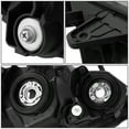 thumbnail image 5 of DNA Motoring for 04-05 Honda Civic Sedan Coupe Smoked Housing Amber Corner Headlight Headlamp, 5 of 8
