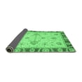 thumbnail image 2 of Ahgly Company Indoor Rectangle Abstract Emerald Green Modern Area Rugs, 3' x 5', 2 of 4