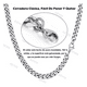 thumbnail image 3 of Collar Estilo Cubano Unisex De Acero Inoxidable Xtellar Plateado, 3 of 4