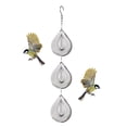 thumbnail image 5 of Dserhfy 3D Waterdrop Wind Spinner Bird Scare Decoration Outdoor Garden Yard Farm Hanging Metal Wind Chime Bird Deterrent Device Ornament, 5 of 7