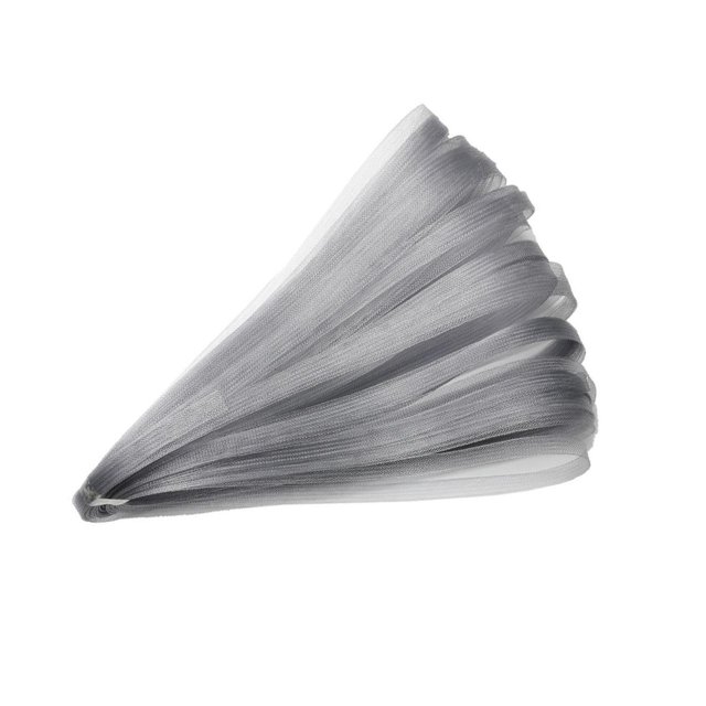 Kits de decoración para fiestas Billuyoard sombreros de crinolina trenza de pelo de caballo Gris azul claro