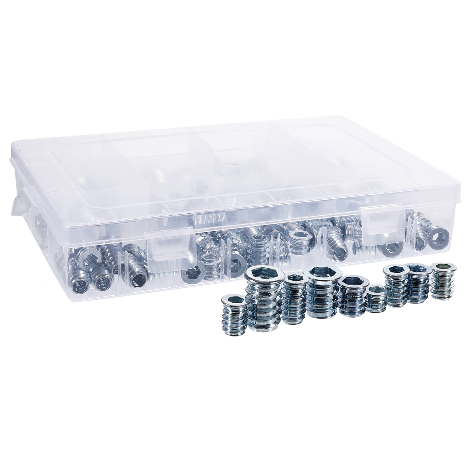 Raindrops  100 Pcs Wood Nut Insert M6m8m10 Threaded 15mm 100pcs Fastener
