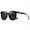 Bright Black Frame/Gray Lens, variant on KKTREE Eclipse Elite TR Framed Nylon Square Sunglasses with UV400 Protection, Super Lightweight