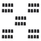 thumbnail image 3 of Advancent 8 piezas de Clips de bloqueo de estante de alambre de oficina surtido de estanterías portátiles fundas de estantería Kit surtido Negro 5Conjunto, 3 of 6
