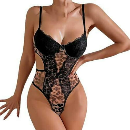 PuPy Christmas Deals Lingerie Gifts Lingerie for Women Plus Size Bodysuit Plus Size Lingerie for Women Open Crotch Lace Babydoll Lingerie Push Up My Account Clearance Deals