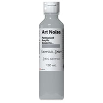 Tri-Art Art Noise Permanent Acrylic Gouache - Neutral Grey, 120 ml, Bottle